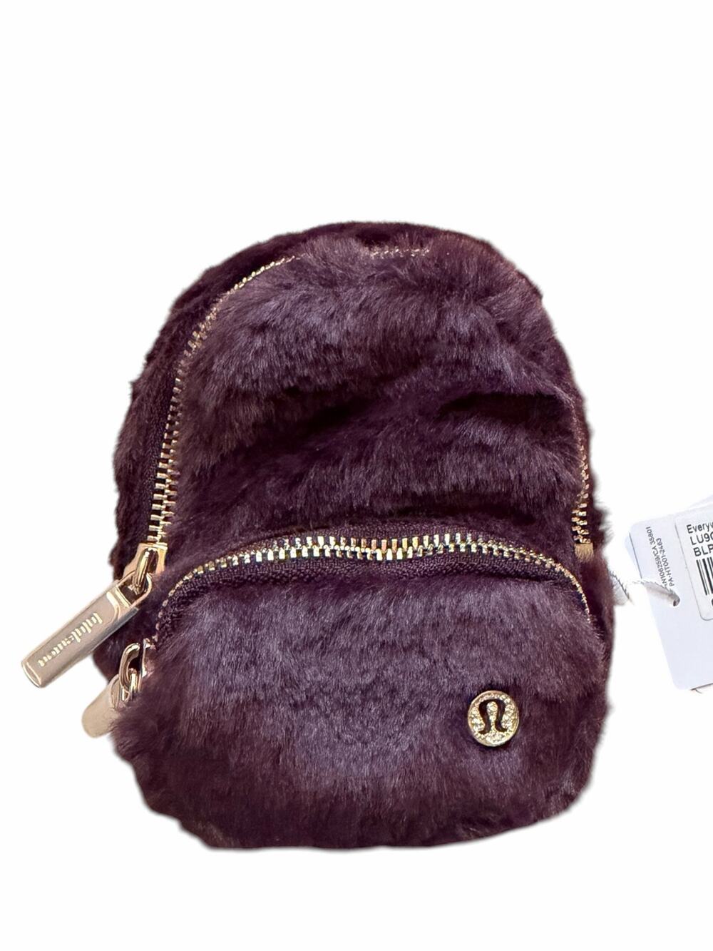 Lululemon Mini Plum Backpack, Keychain, Bag Charm Everywhere Nano Series NWT